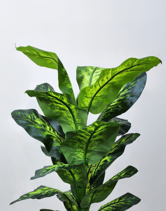 Realistic Artificial Dieffenbachia Plant (Pot Not Included)